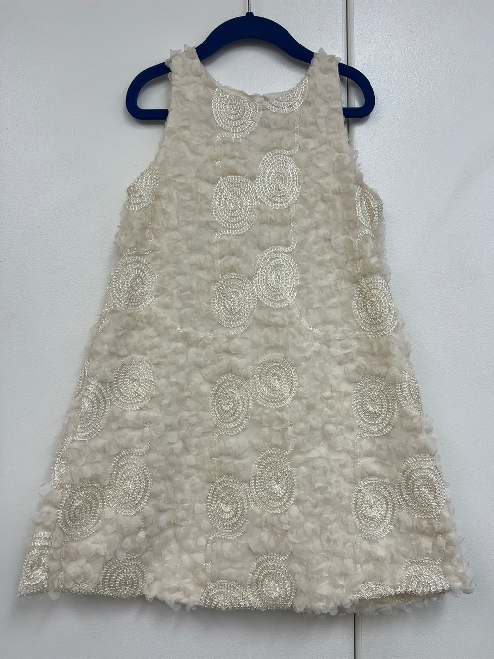 Puppy & Julie Girls' Kids Child Embroidered Swirls A-Line Dress Formal Occasion